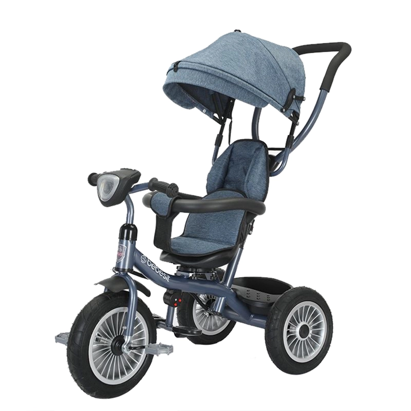 TRICICLO PASEO INFANTIL 360 1326 LX AZUL BEBESIT - 1