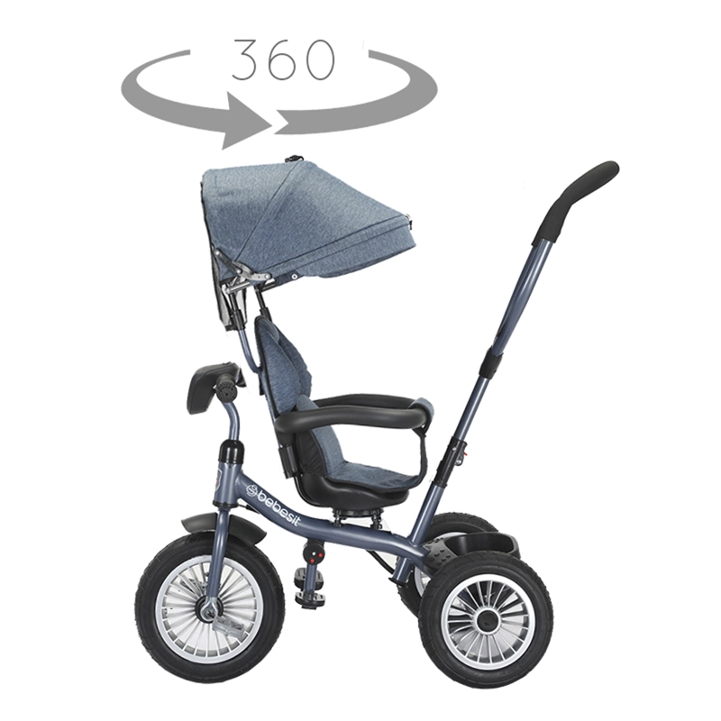TRICICLO PASEO INFANTIL 360 1326 LX AZUL BEBESIT - 4