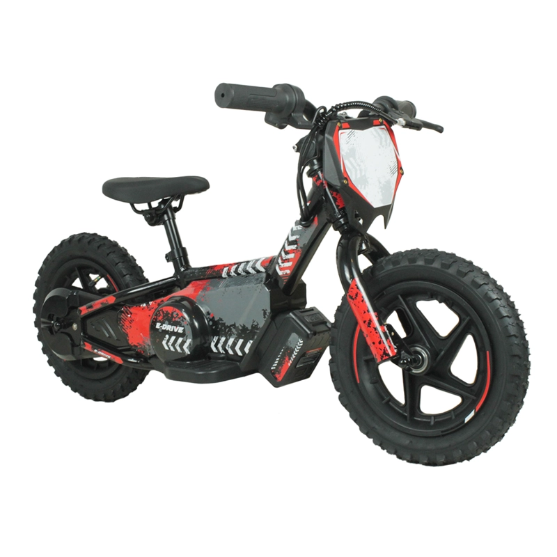BICICLETA MOTO ELE CTRICA E-BIKE BERIDE ARO 12 ROJA - 1
