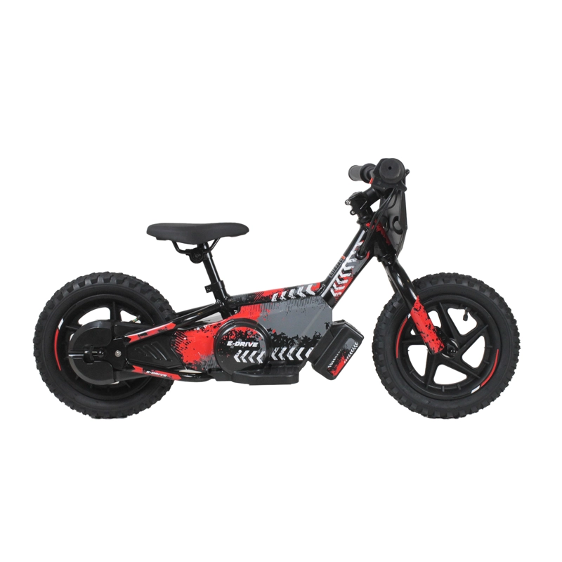 BICICLETA MOTO ELE CTRICA E-BIKE BERIDE ARO 12 ROJA - 3