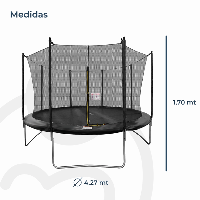 CAMA ELÁSTICA BEBESIT TRAMPOLÍN 4.27 M + MALLA SEGURIDAD - 6