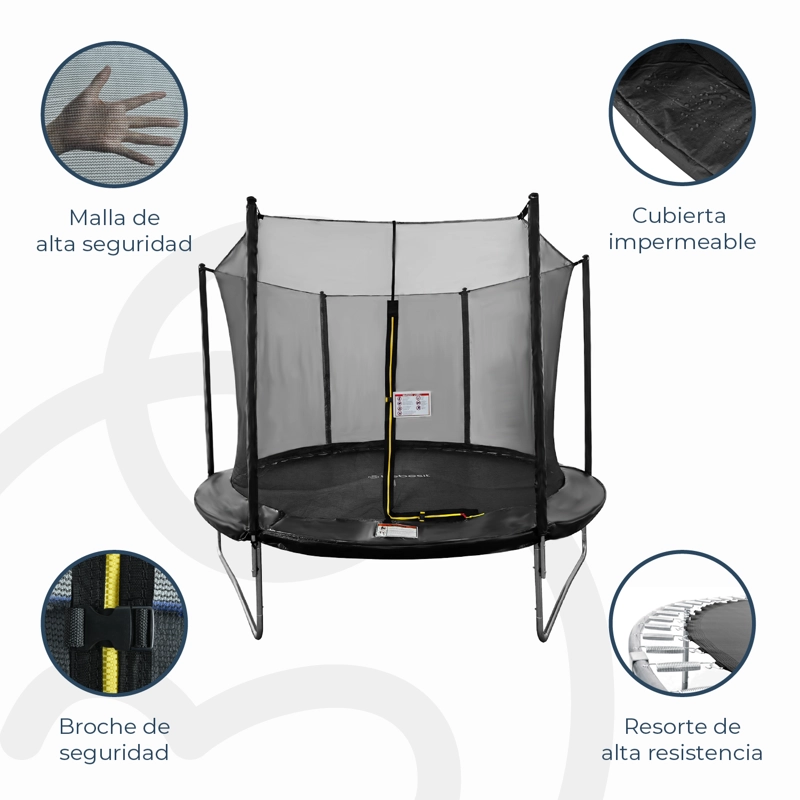 CAMA ELÁSTICA BEBESIT TRAMPOLÍN 3.05 M + MALLA SEGURIDAD - 5