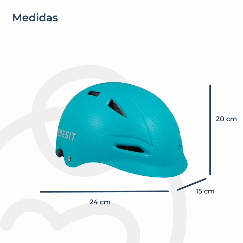 CASCO BICICLETA REGULABLE CERTIFICACION EUROPEA NIÑO NIÑA VERDE - 5