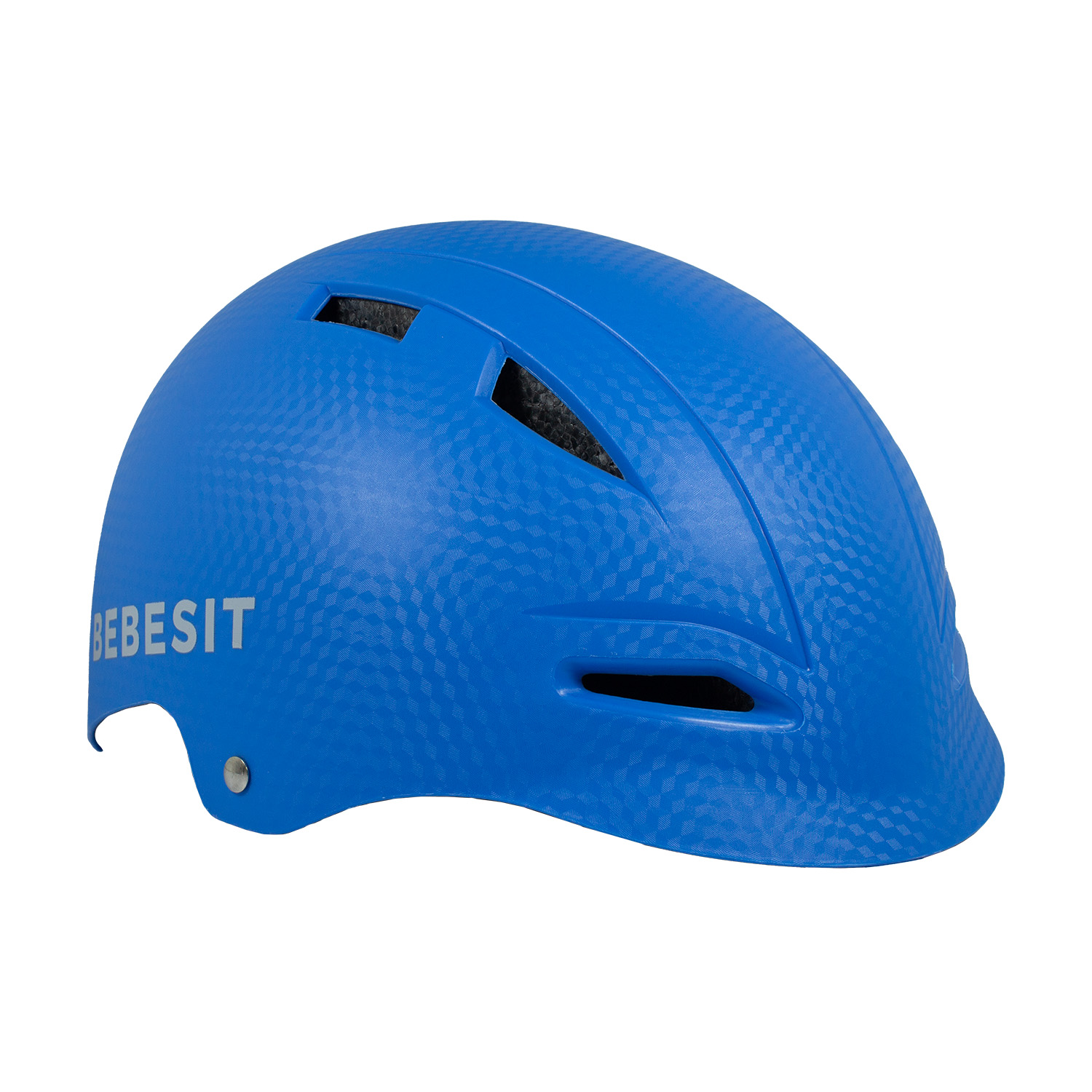 CASCO BICICLETA REGULABLE CERTIFICACION EUROPEA NIÑO NIÑA AZUL - 1