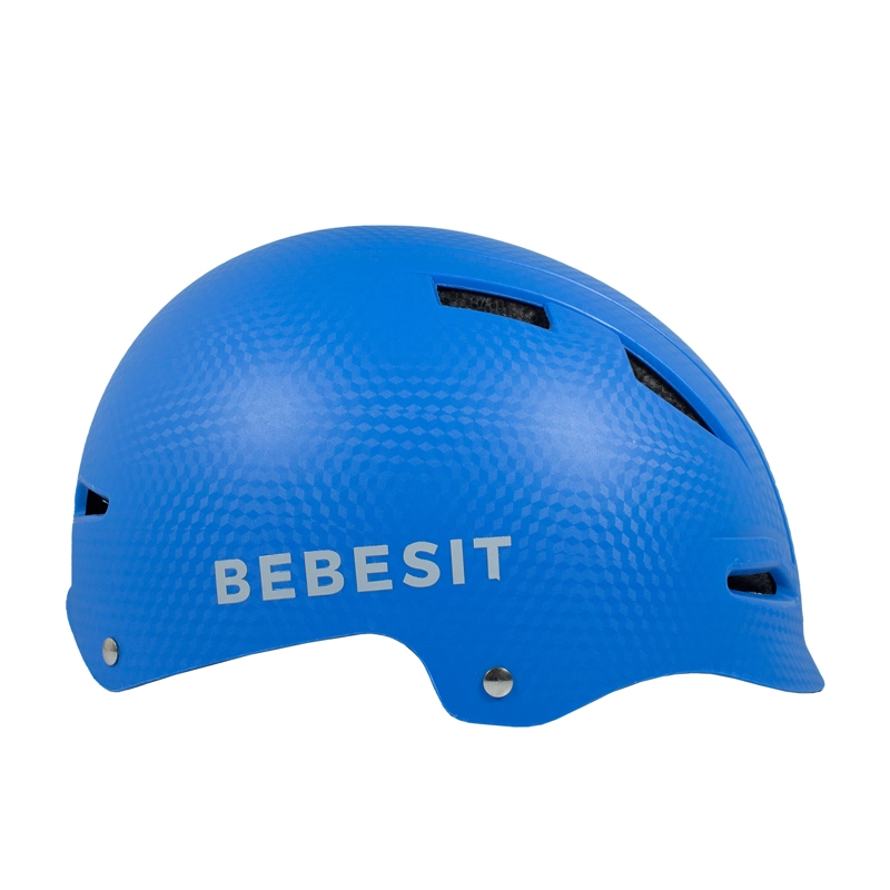 CASCO BICICLETA REGULABLE CERTIFICACION EUROPEA NIÑO NIÑA AZUL - 2