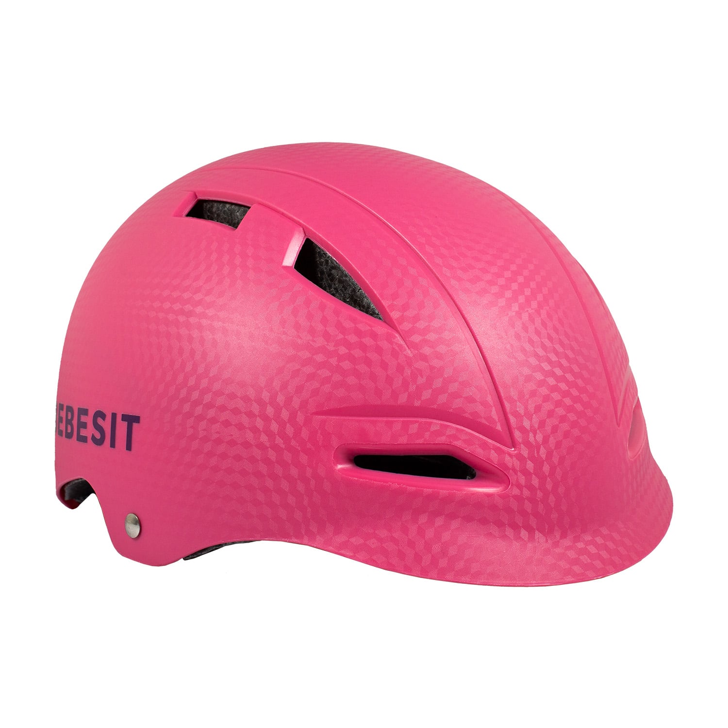 CASCO BICICLETA REGULABLE CERTIFICACION EUROPEA NIÑO NIÑA ROSA - 1