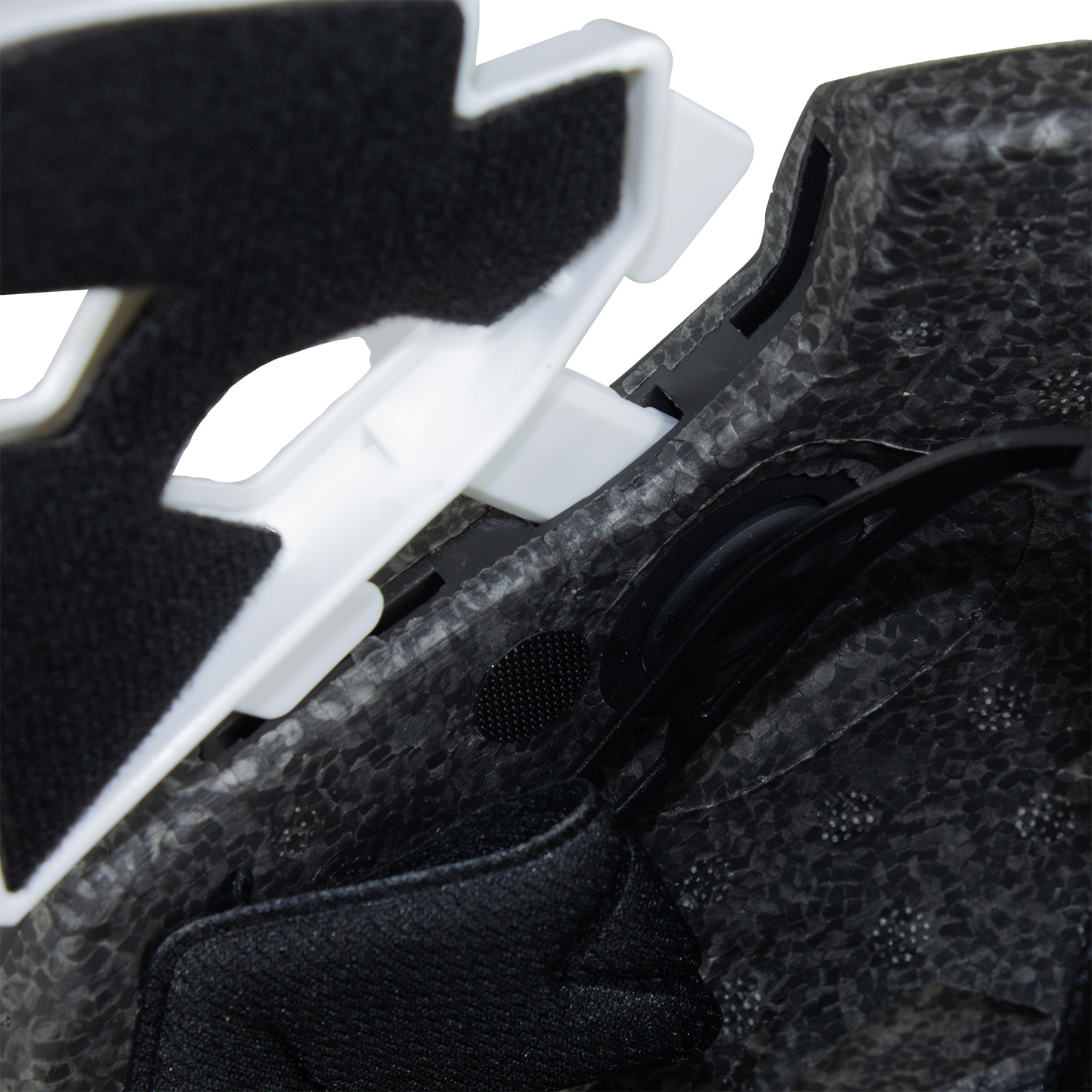 CASCO INTEGRAL BICI CROSS REJILLA DESMONTABLE BLANCO NEGRO - 6