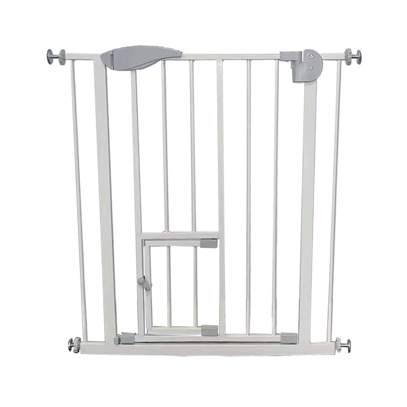 REJA SEGURIDAD BEBESIT BEBÉ PUERTA MASCOTA DOBLE SEGURO 75-82 CM BLANCO - 1