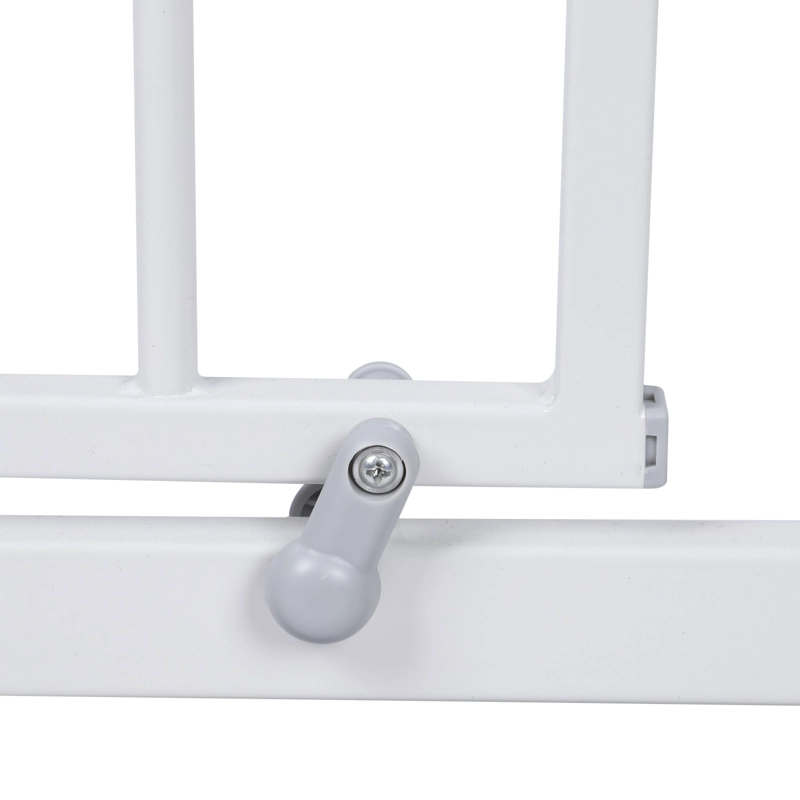 REJA SEGURIDAD BEBESIT BEBÉ PUERTA MASCOTA DOBLE SEGURO 75-82 CM BLANCO - 6
