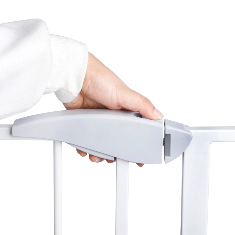 REJA SEGURIDAD BEBESIT BEBÉ MASCOTA DOBLE SEGURO 75 A 82 CM BLANCO - 6