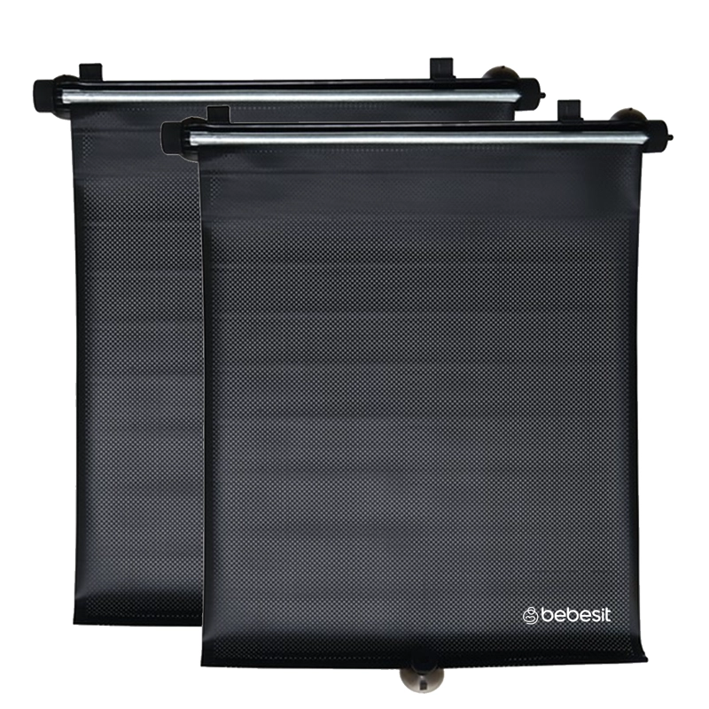 PROTECTOR UV X2 SOL AUTO PARASOL ROLLER BEBE DOBLE UNIVERSAL - 1