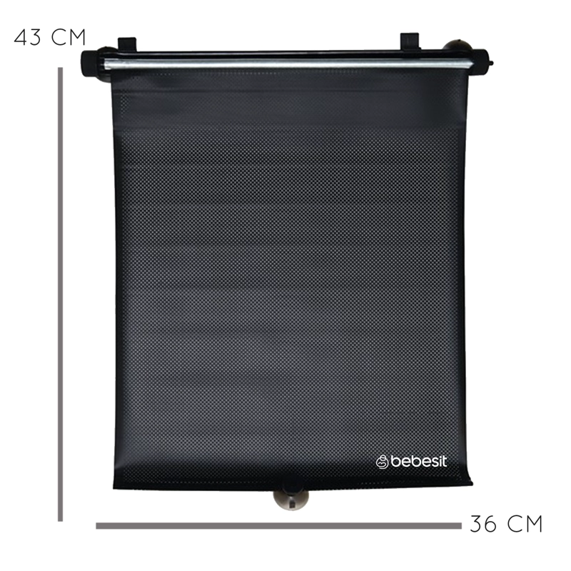 PROTECTOR UV X2 SOL AUTO PARASOL ROLLER BEBE DOBLE UNIVERSAL - 5