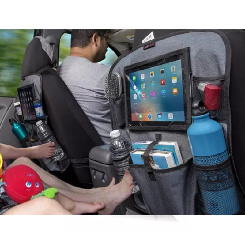 PROTECTOR RESPALDO BEBESIT ASIENTO AUTO SILLA BEBE SOPORTE TABLET NEGRO - 6