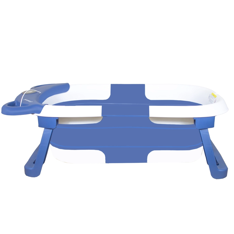 BAÑERA BEBESIT PLEGABLE SMART BEAR VIAJES BEBE TERMÓMETRO AZUL - 3
