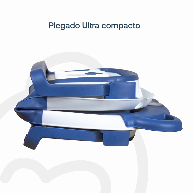 BAÑERA BEBESIT PLEGABLE SMART BEAR VIAJES BEBE TERMÓMETRO AZUL - 5