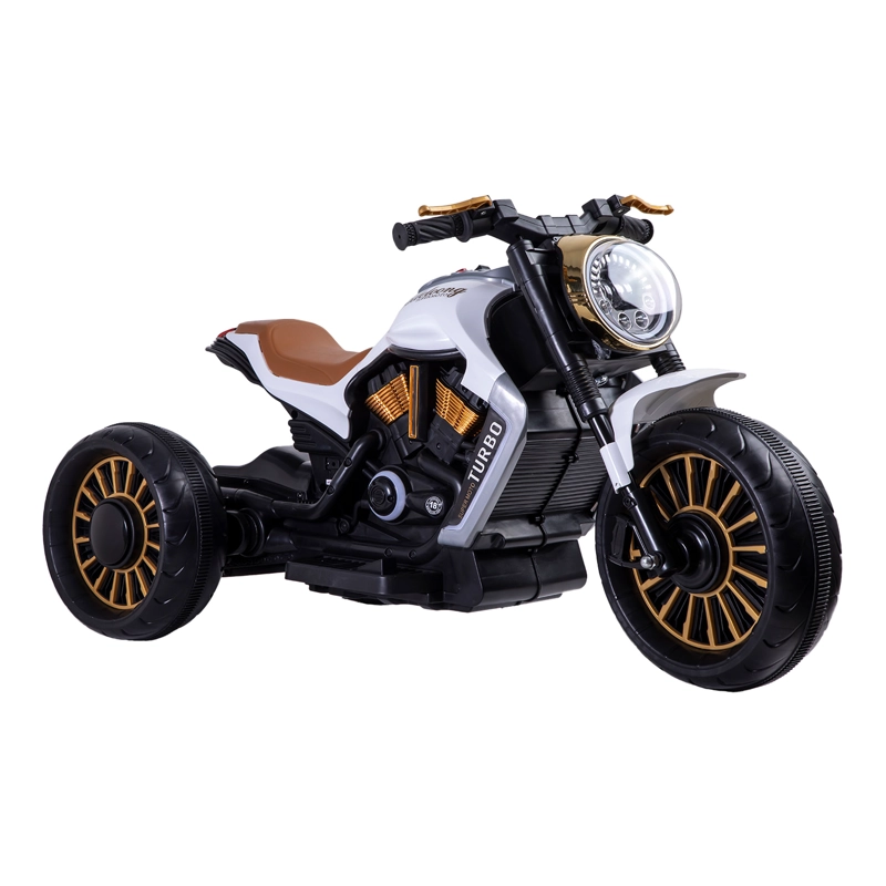 MOTO BEBESIT 3 RUEDAS A BATERÍA ELÉCTRICA SX BLANCA - 1