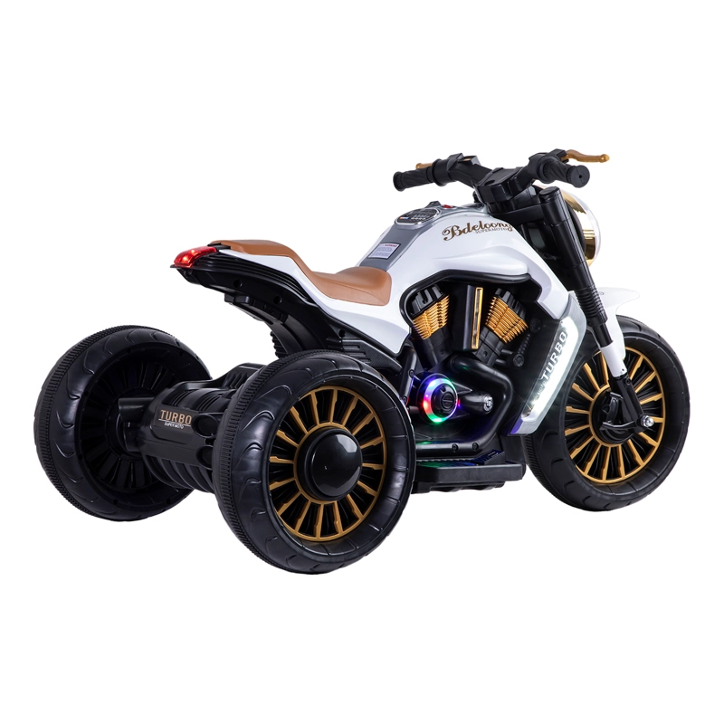 MOTO BEBESIT 3 RUEDAS A BATERÍA ELÉCTRICA SX BLANCA - 4