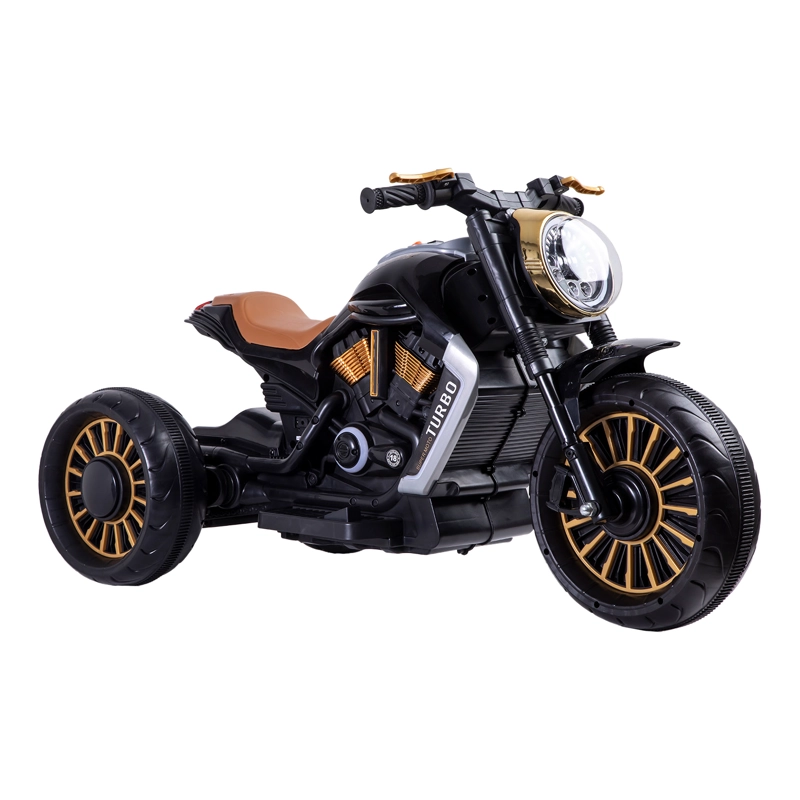 MOTO BEBESIT 3 RUEDAS A BATERÍA ELÉCTRICA SX NEGRA - 1
