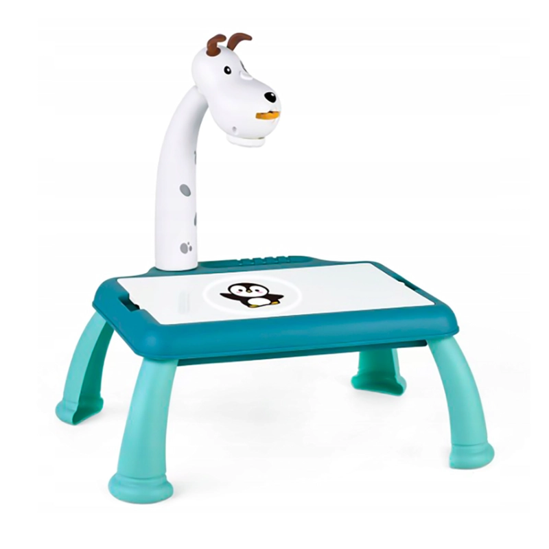 MESA JUGUETE PROYECTOR BEBESIT AZUL CACHORRO DIBUJAR MULTIFUNCIONAL - 1