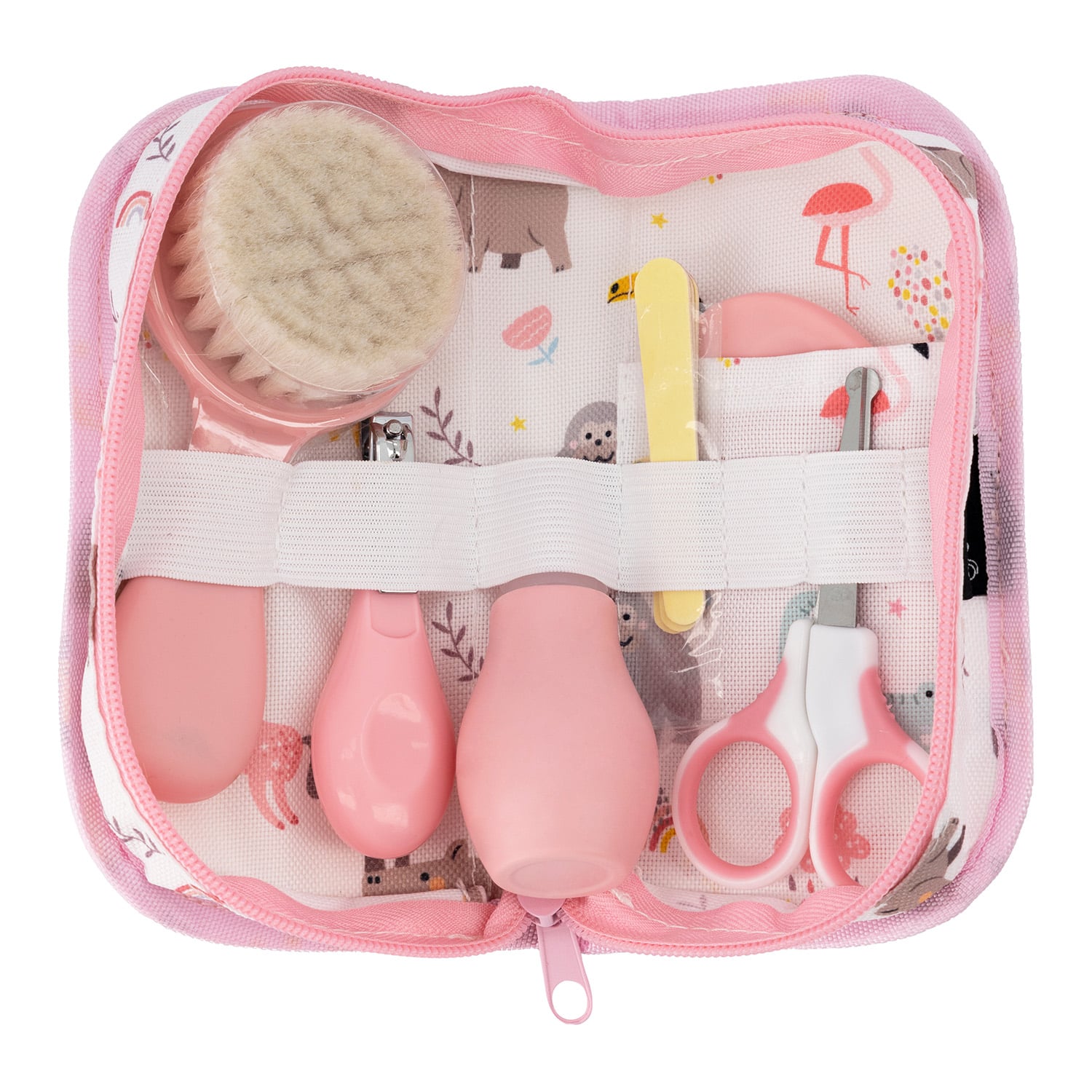 SET HIGIENE CUIDADO BEBE BEBESIT RECIÉN NACIDO ROSADO - 1