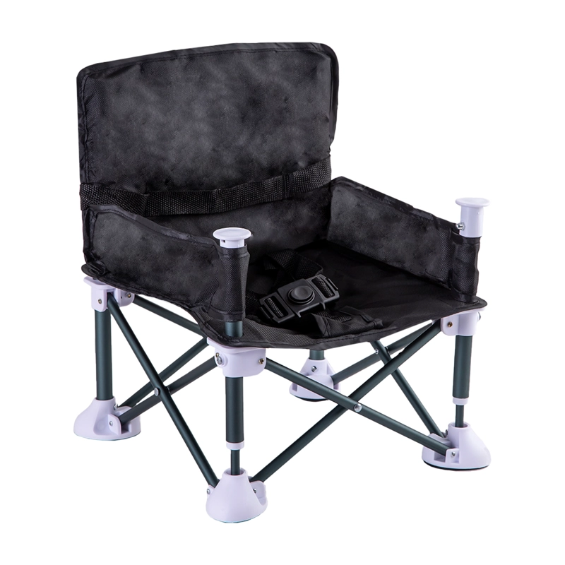 SILLA DE COMER PLEGABLE CAMPING XT01 NEGRO - 3