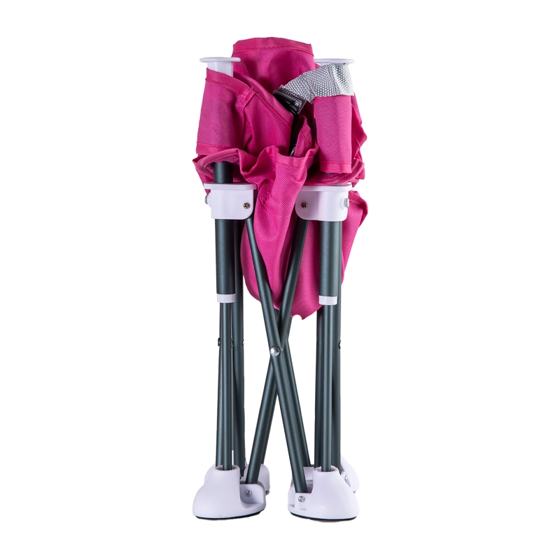 SILLA DE COMER PLEGABLE CAMPING XT01 ROSA - 5