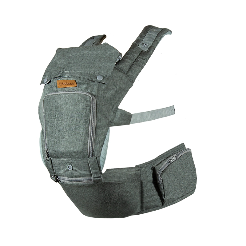 PORTABEBÉS BEBESIT ARNÉS CON ASIENTO CUIDADOS CADERA HIP SEAT GRIS - 1