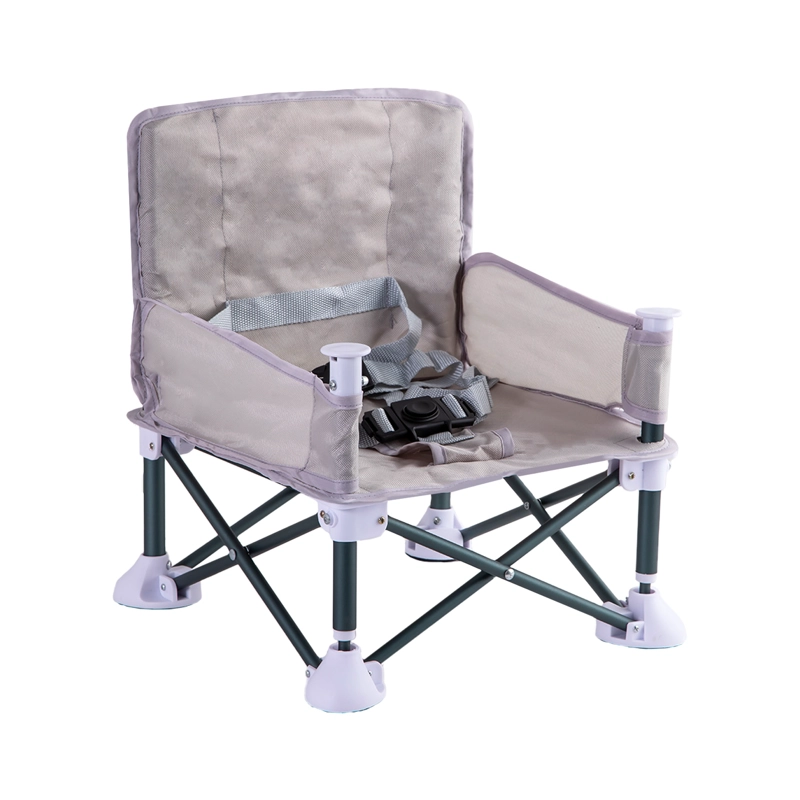 SILLA DE COMER PLEGABLE CAMPING XT01 GRIS - 3