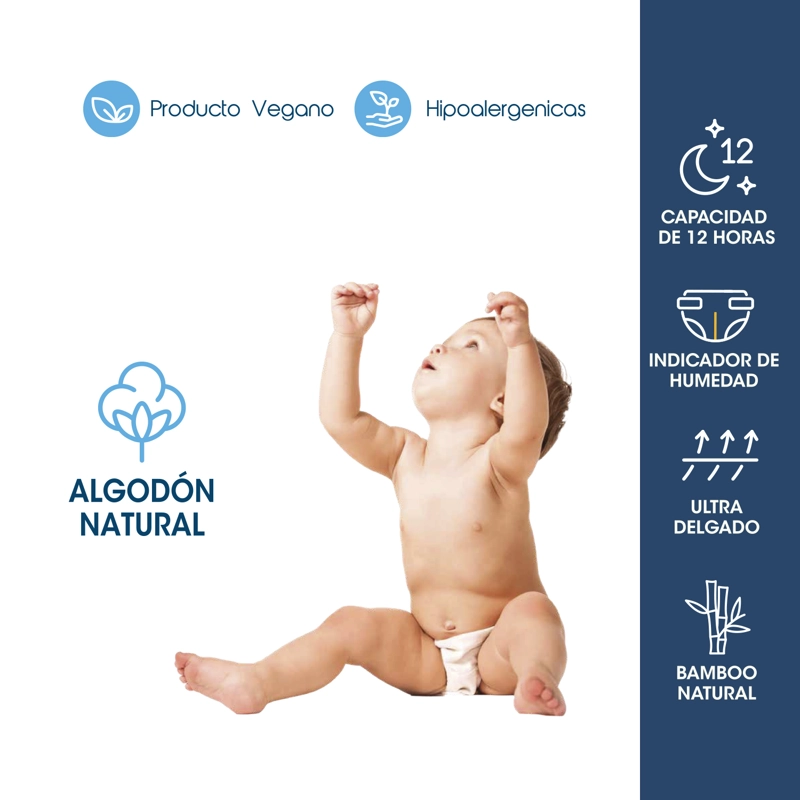 PAÑAL BEBESIT BEBABY PREMIUM BY G 72U HIPOALERGÉNICO 72 UNIDADES - 8