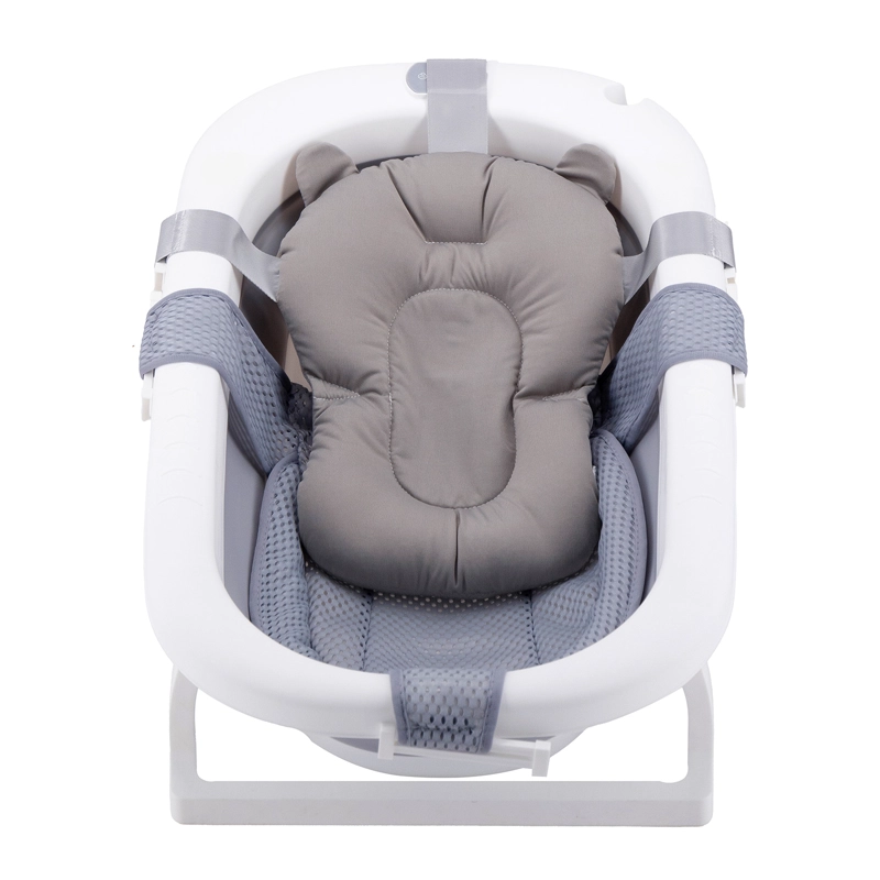 BAÑERA BEBESIT PLEGABLE BEBE COJIN ALMOHADA REDUCTOR GRIS - 3
