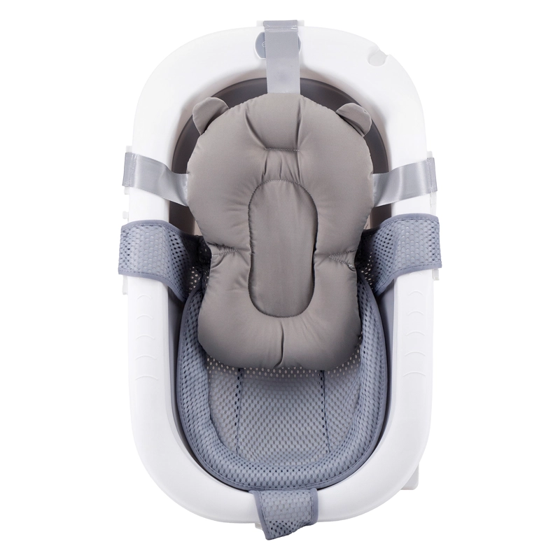 BAÑERA BEBESIT PLEGABLE BEBE COJIN ALMOHADA REDUCTOR GRIS - 5