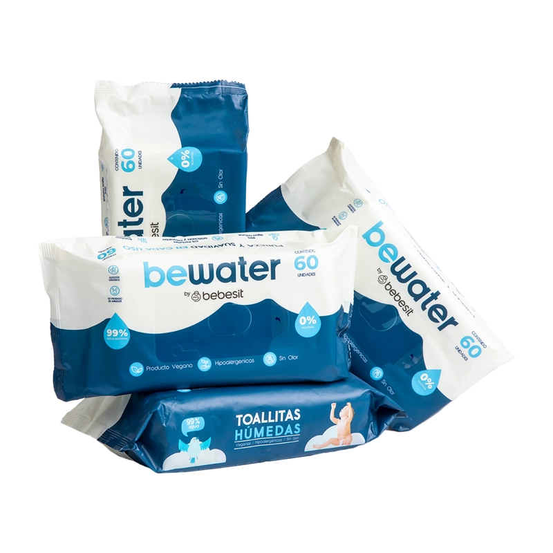 TOALLAS HÚMEDAS BEBESIT BEWATER BOLSA 4X60 UNIDADES - 2