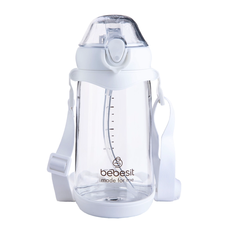 PACK 3 VASO ENTRENAMIENTO BEBESIT ANTIDERRAME 12M+ BLANCO 600 ML - 3