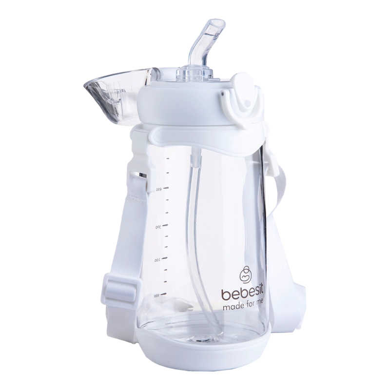 PACK 3 VASO ENTRENAMIENTO BEBESIT ANTIDERRAME 12M+ BLANCO 600 ML - 5