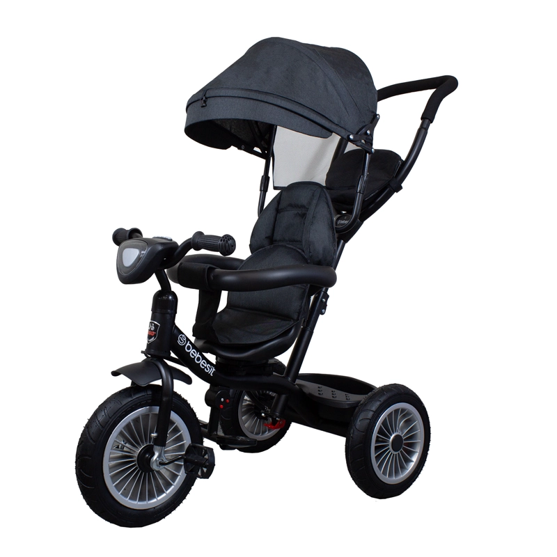 TRICICLO PASEO INFANTIL 360 1326 LX NEGRO BEBESIT - 1
