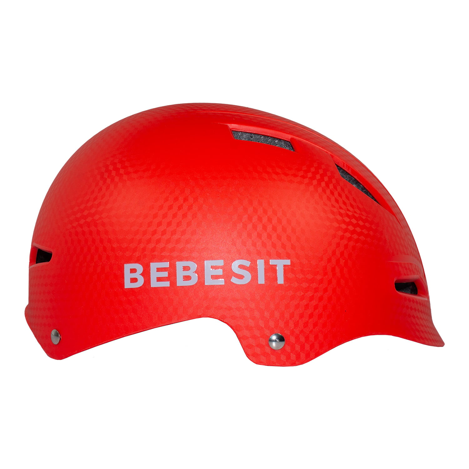 CASCO BICICLETA NIÑA NIÑO REGULABLE ROJO BEBESIT - 2