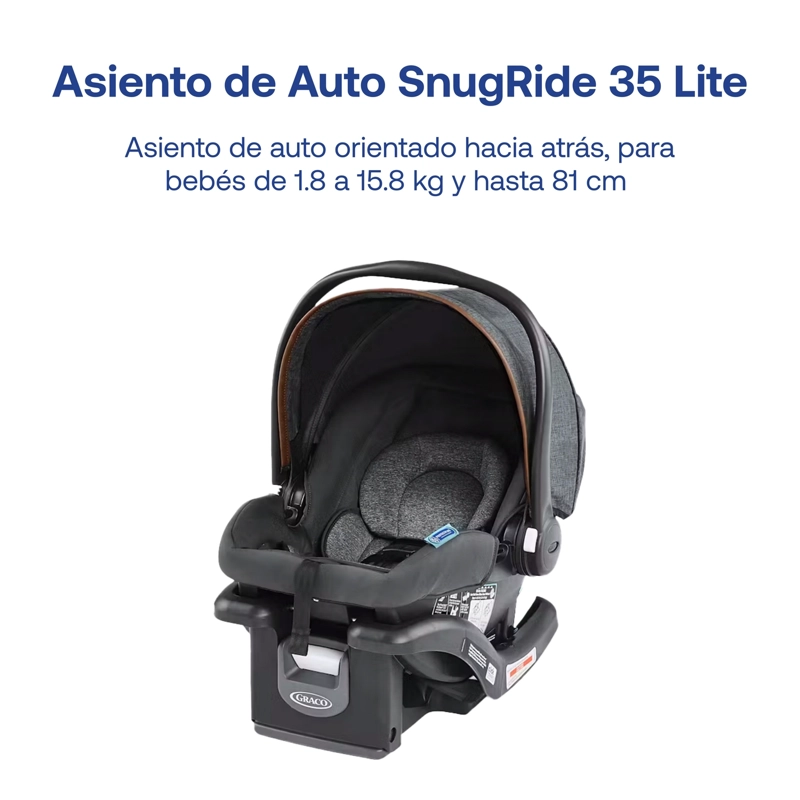 COCHE TRAVEL SYTEM MODES TRIO HEMLOCK GRACO - 7