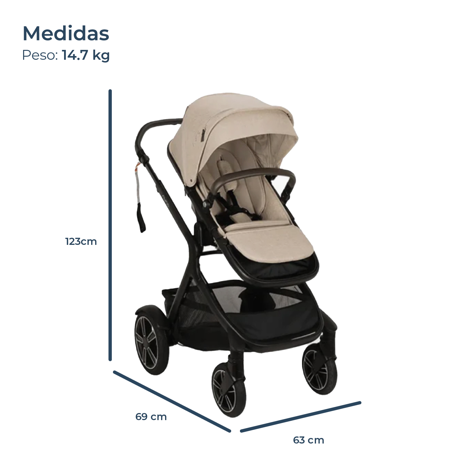 COCHE PASEO DEMI NEXT BISCOTTI NUNA - 6