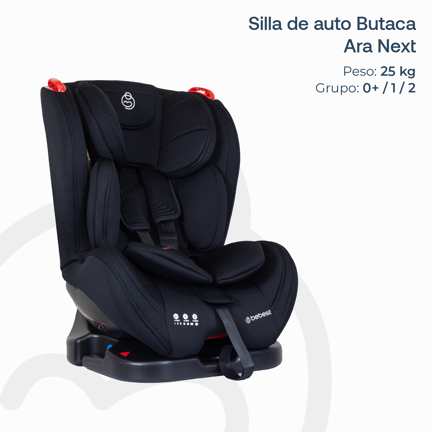 SILLA DE AUTO CONVERTIBLE ARA NEXT NEGRO - 4