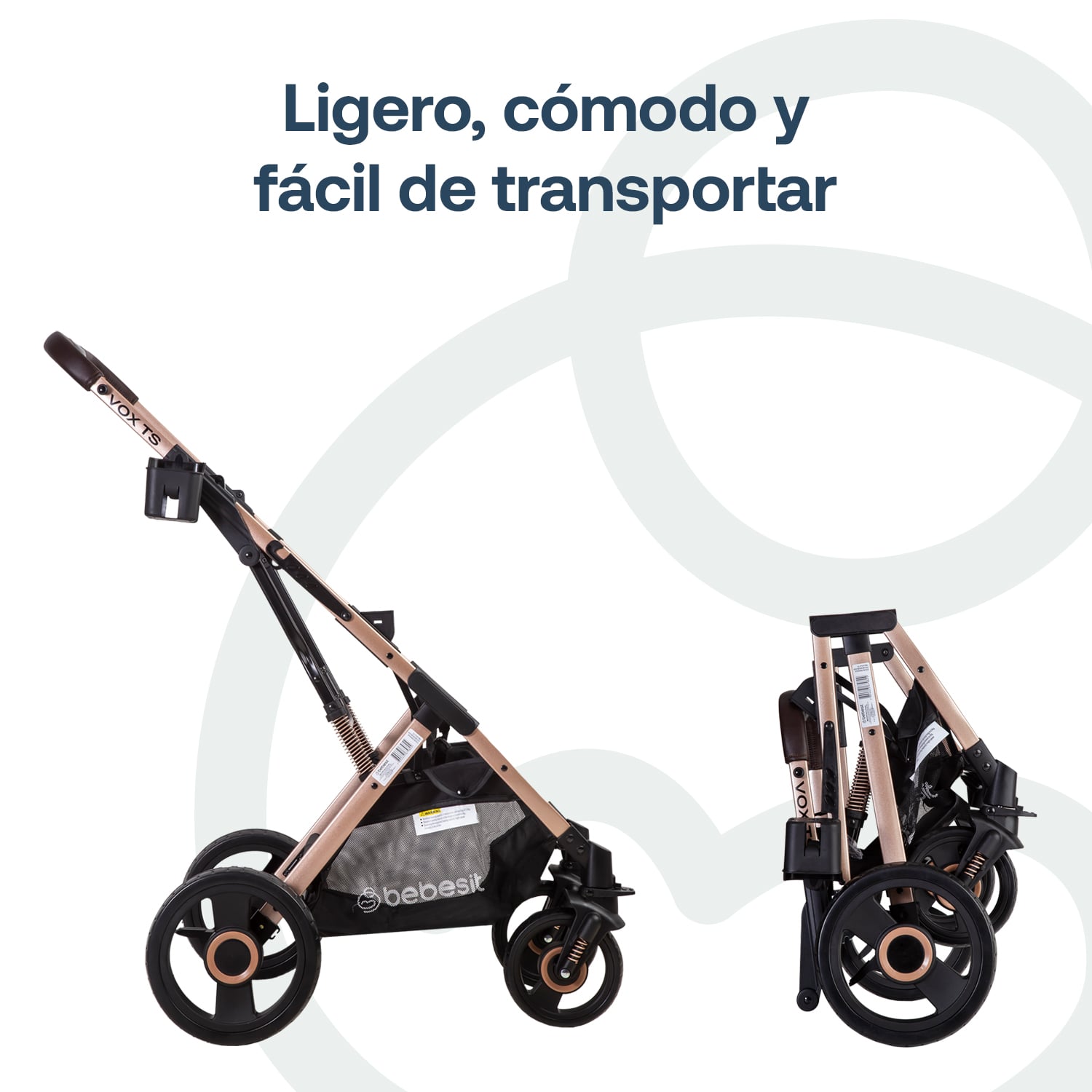 COCHE CUNA TRAVEL SYSTEM VOX GOLD BEBESIT - 5