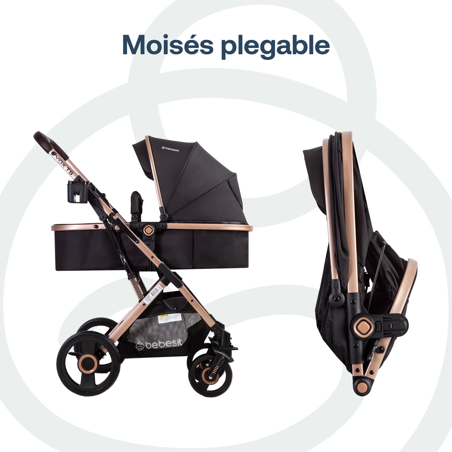 COCHE CUNA TRAVEL SYSTEM VOX GOLD BEBESIT - 6
