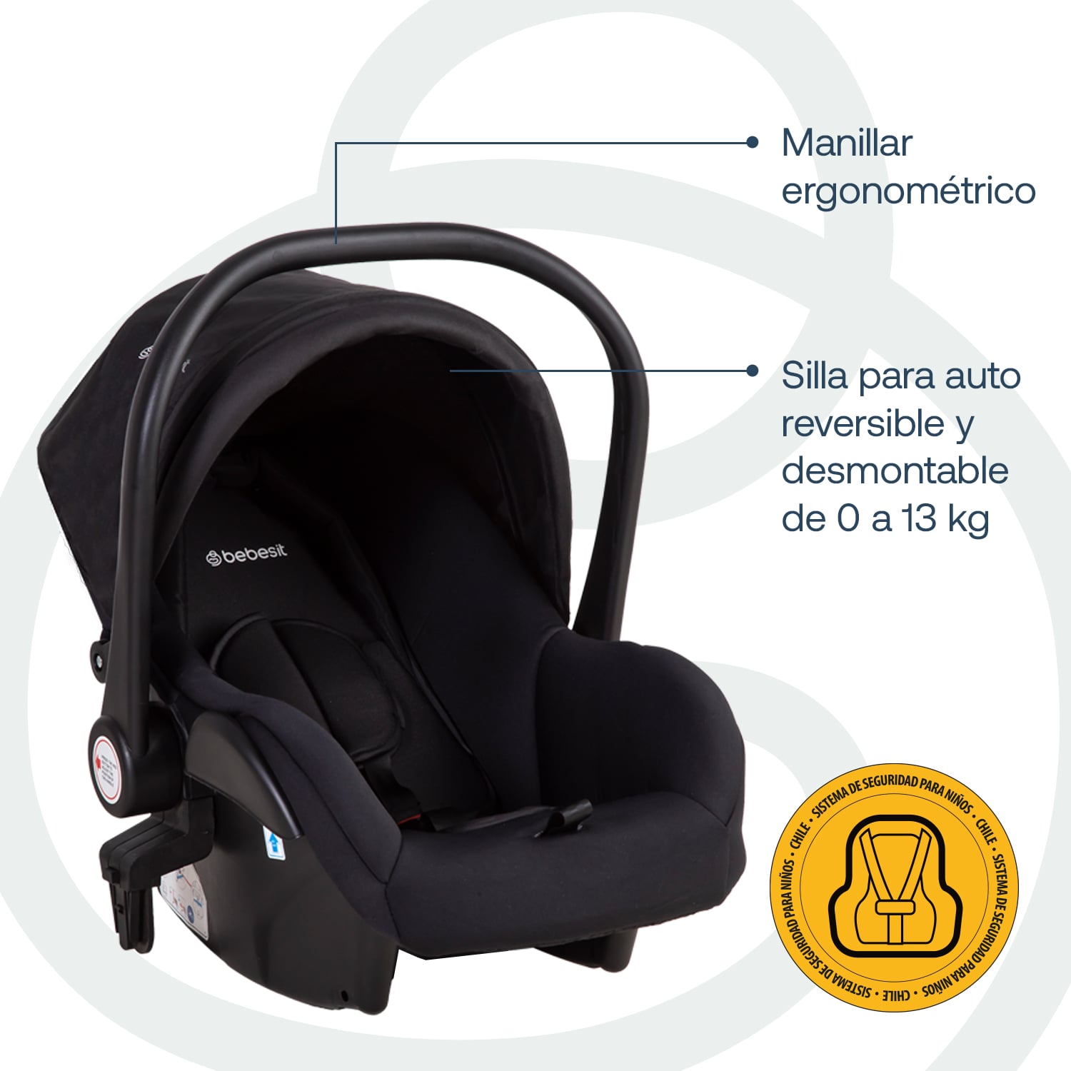 COCHE CUNA TRAVEL SYSTEM VOX GOLD BEBESIT - 7