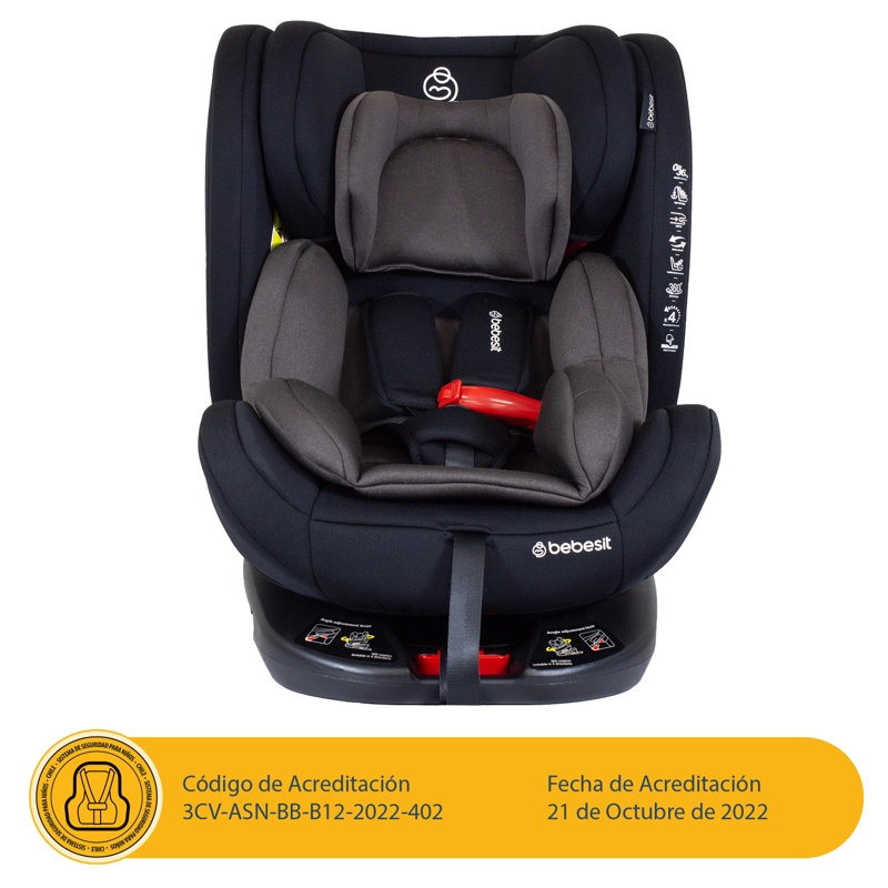 SILLA DE AUTO CONVERTIBLE ONEFIX DARK BROWN - 2