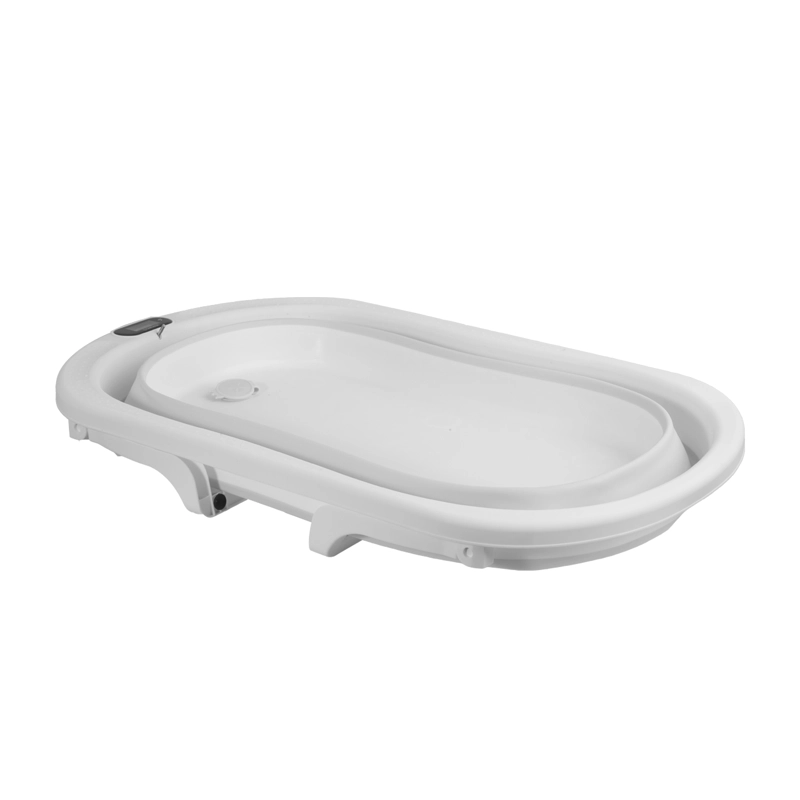 BAÑERA PLEGABLE BEBE CON HAMACA JELLY GRIS - 4