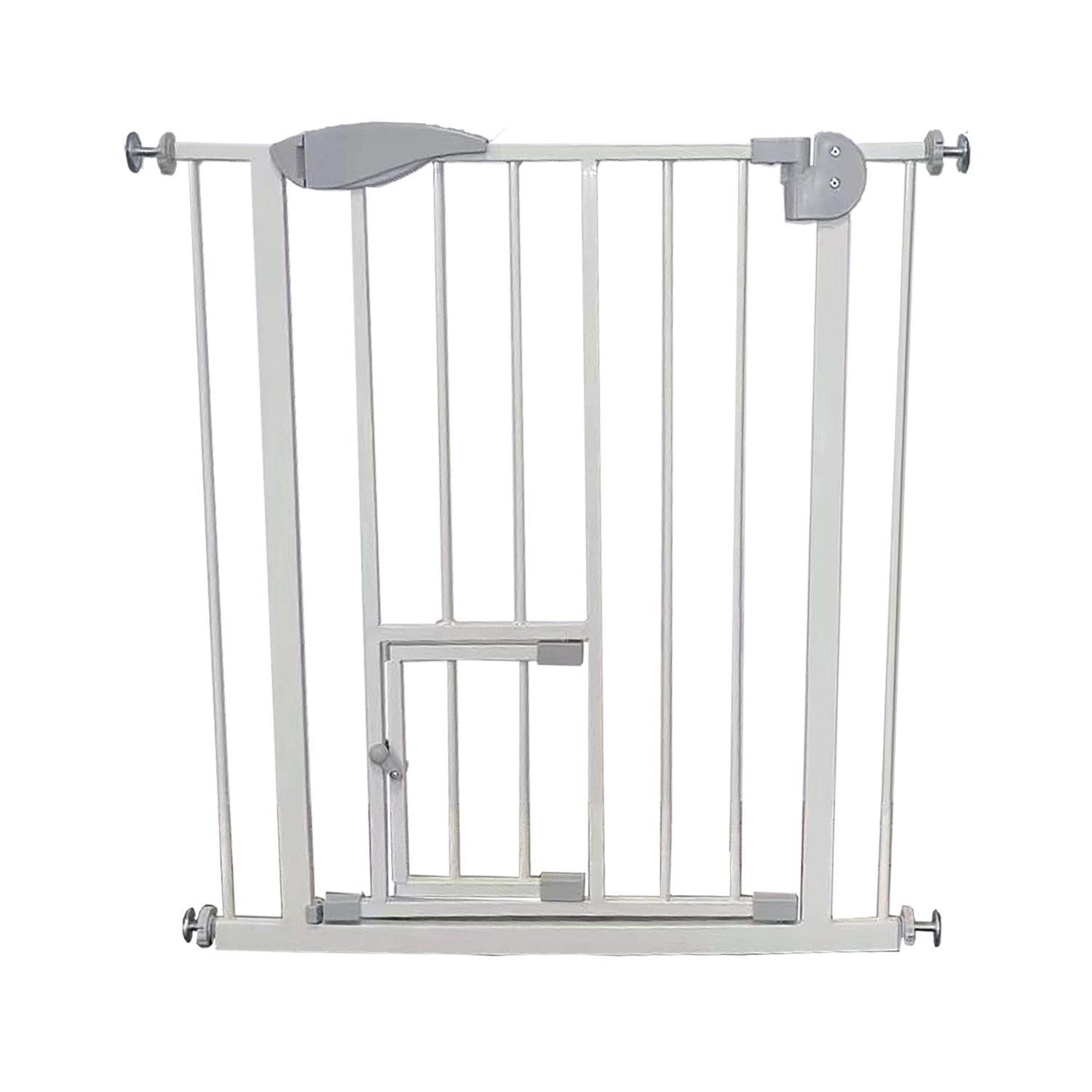 REJA DE SEGURIDAD BEBE PUERTA MASCOTA DOBLE SEGURO 75-82 CM - 1