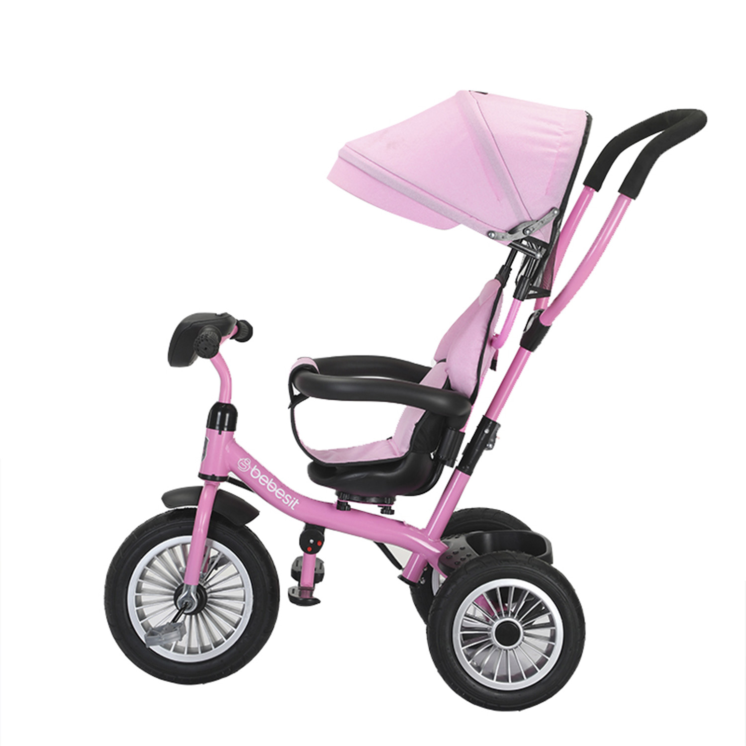 TRICICLO PASEO INFANTIL 360 1326 LX ROSADO BEBESIT - 2