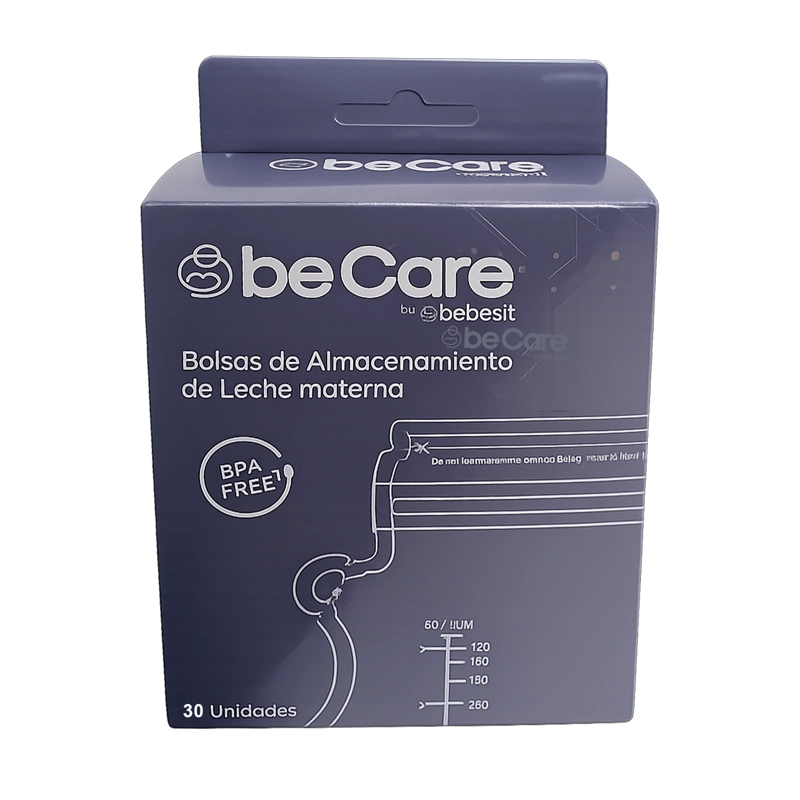 PACK 30 BOLSAS PARA ALMACENAR LECHE MATERNA 200 ML BEBESIT - 8