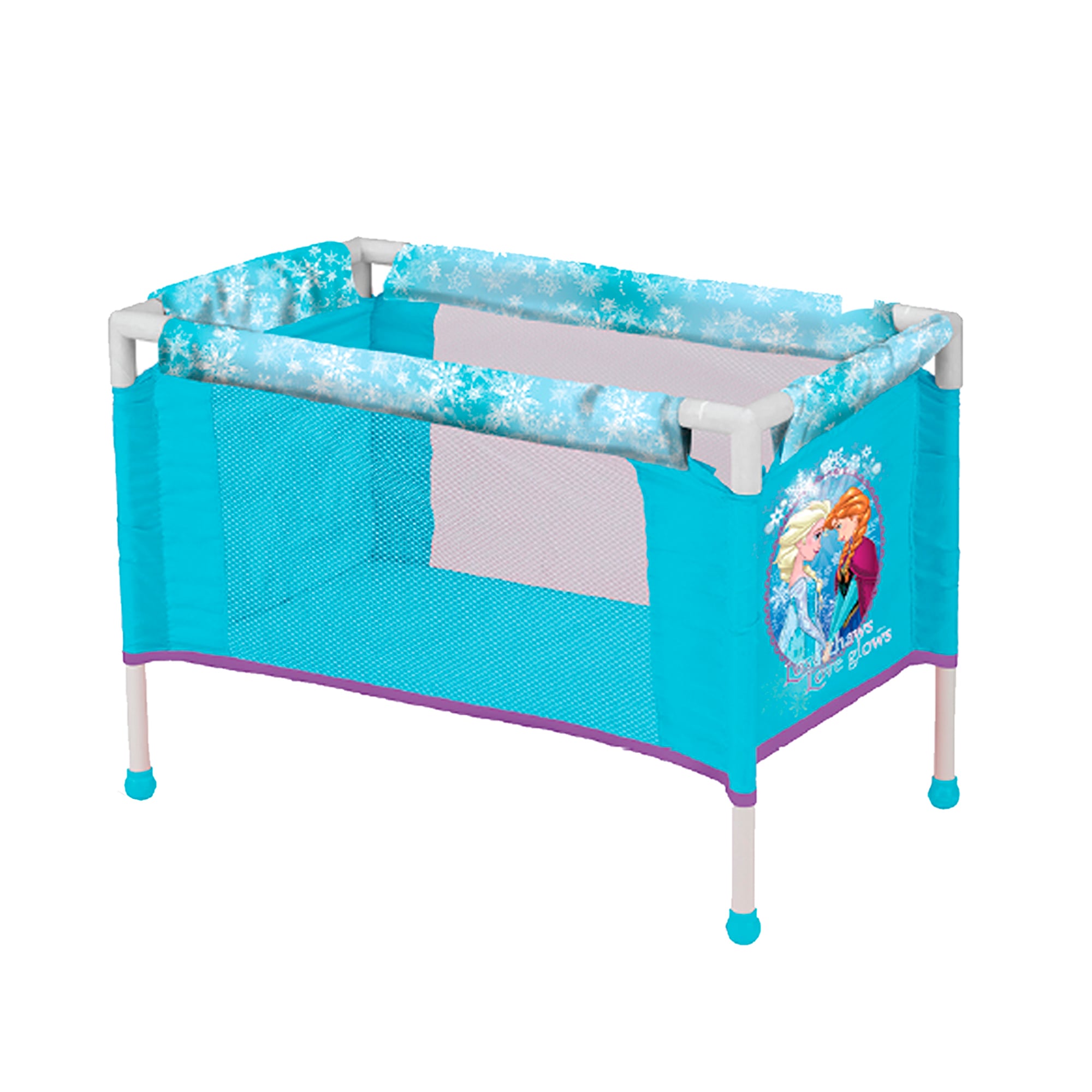 COCHE TRAVEL DE JUGUETE PARA MUÑECA + CUNA FROZEN DISNEY - 3