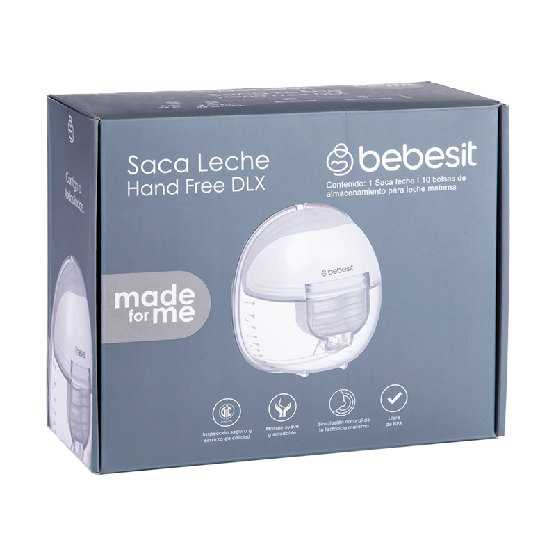 EXTRACTOR LECHE MATERNA ELÉCTRICO MANOS LIBRE + 10 BOLSAS - 8