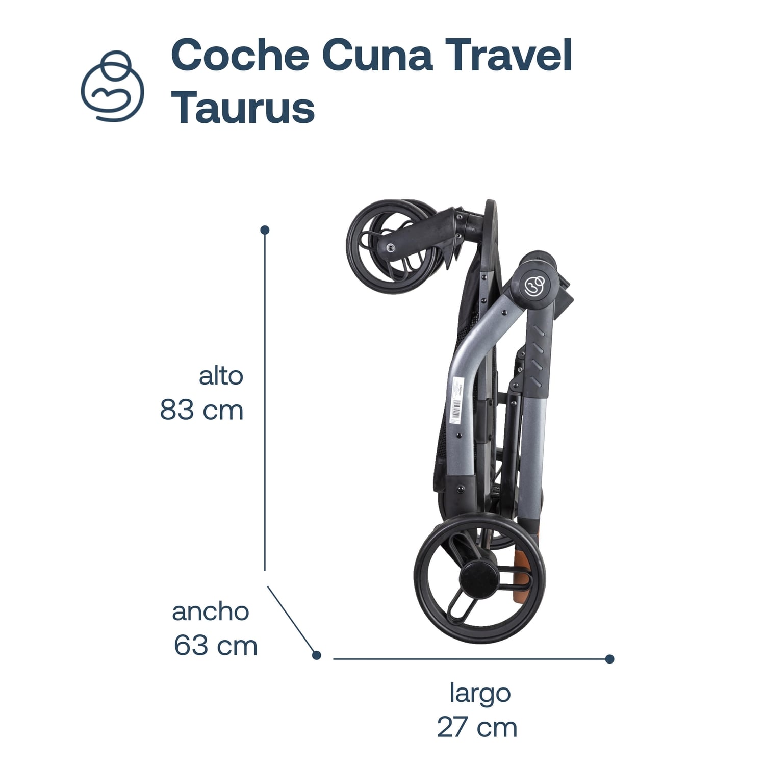 COCHE CUNA TRAVEL SYSTEM TAURUS BEIGE - 9